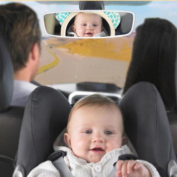 

safety adjustable car baby mirror back seat headrest rearview mirror baby facing rear ward infant car safety kids monitor