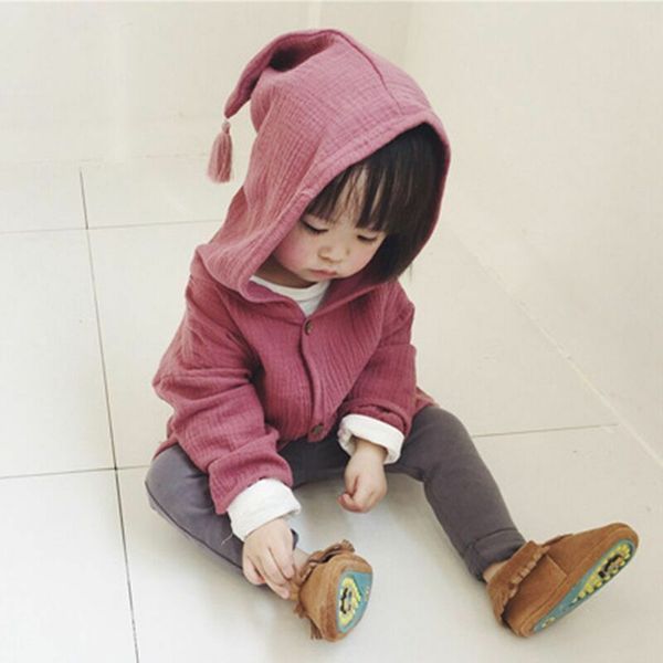 

newborn baby girls spring/fall long sleeve hooded coat 100% cotton kids jacket girls jacket kids jackets for, Blue;gray