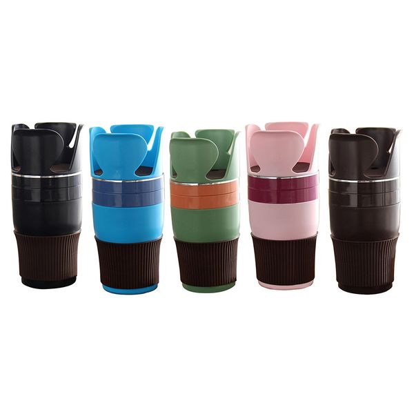

1pcs car cup holder universal rotatable practical design multifunctional car rotary storage cup stand drinking bottle holder