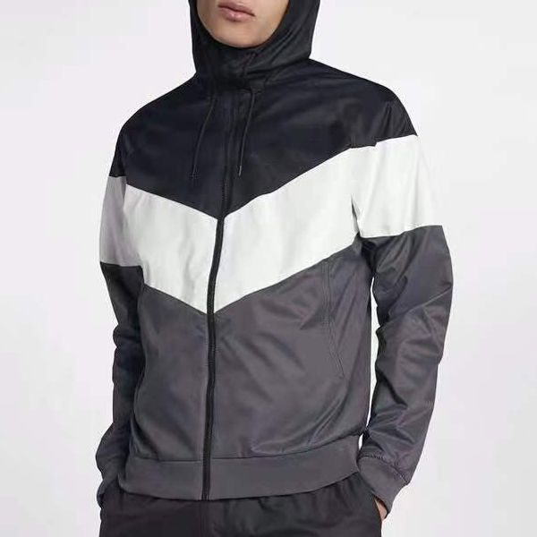

2019 men women couple jackets spring windbreaker sports brand designer coats street style zipper hoodies ce98232, Black;brown