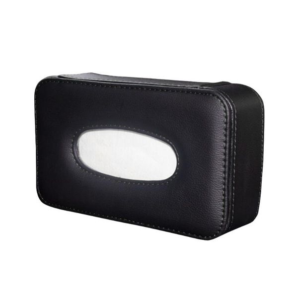 

seatback napkin holder space saving dustproof car backseat headrest hanging pu leather universal easy installation tissue box