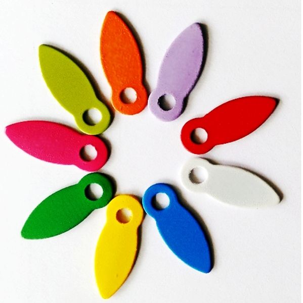

400pcs 6*16.5mm mix color latch scrapbooking locks buttons diy brads anchors embellishment p frame rotating diy accessories