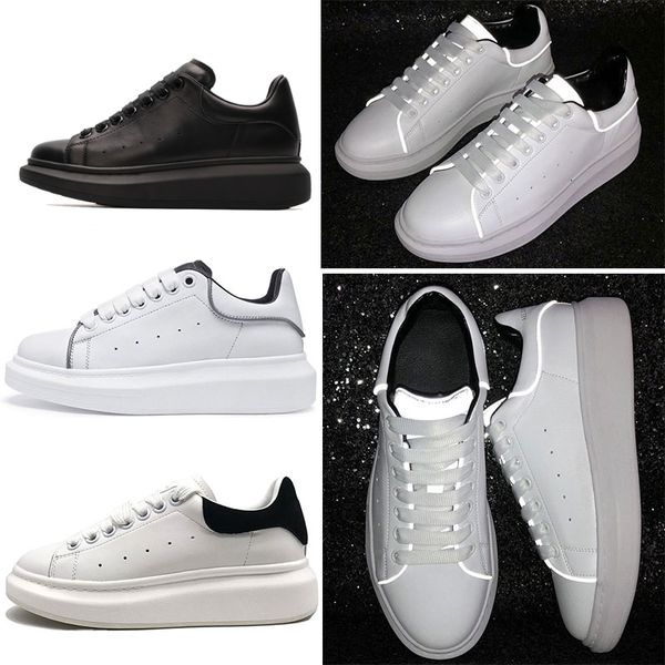

2019 di count queen fa hion de igner women hoe brand 3m reflective white ca ual hoe mc leather women comfortab hoe flat neaker 36 45