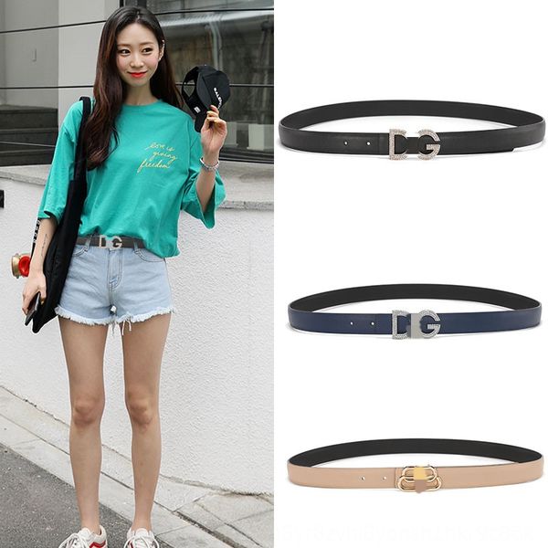 

r9w3g women's clothing second layer cowhide casual simple all-match decorative belt women's dress clothing second layer cowhide ca, Black;brown