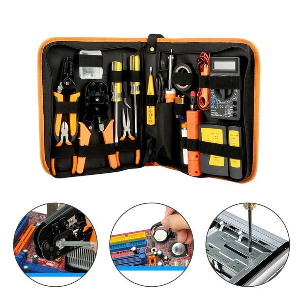

17 in 1 screwdriver pliers soldering iron multimeter set electronic repair tool