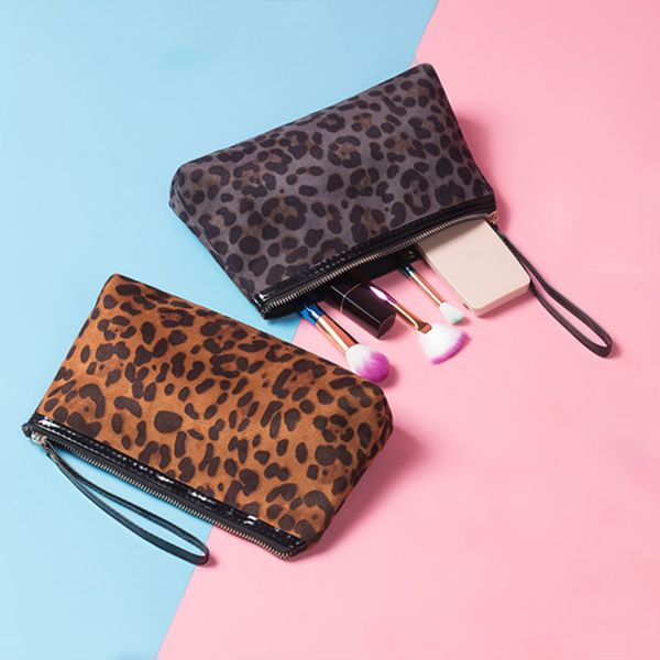 

2019 new women wallets travel storage bag cosmetic bag portable clutch leopard long purse slim card holder zipper portefeuille