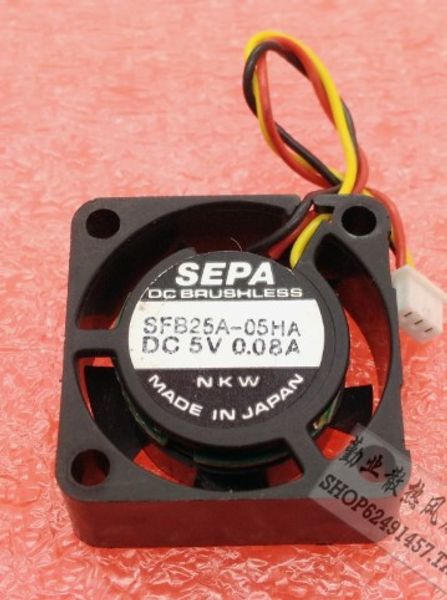 

оптовая новый оригинальный sepa 2510 5v 0.08 a 2.5 cm sfb25a-05ha вентилятор охлаждения