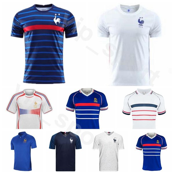 

france 20 21 soccer 1998 2006 retro 10 mbappe jersey 6 pogba 9 giroud 7 griezmann 8 lemar 4 varane football shirt kits, Black;yellow