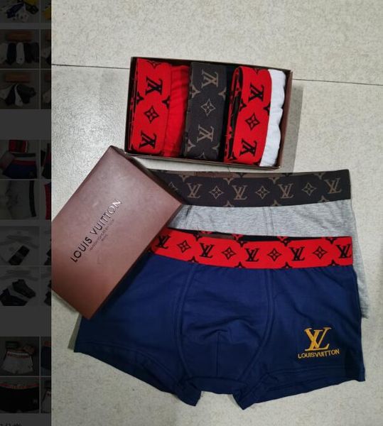 

luxury designer mens underwear boxers for man underwear brand boxer mens designer underpants fashion boxer shorts with box b100933k, White;black