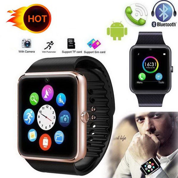 

Умные часы GT08 iwatch A8 Bluetooth-соединение для iPhone Android Phone Смарт носимых электронных уст