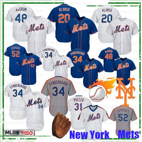 

20 pete alonso 48 jacob degrom #18 darryl strawberry new jerseys york 150th baseball jerseys mets 16 gooden 34 noah 17 hernandez 52 cespedes, Blue;black