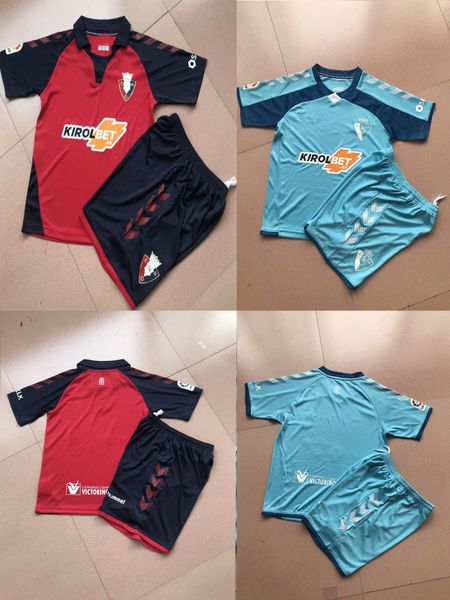 

no customization kids 2019 2020 ca osasuna kids soccer jersey 19 20 home away football shirt no customization size xxs-xxl, Black;yellow