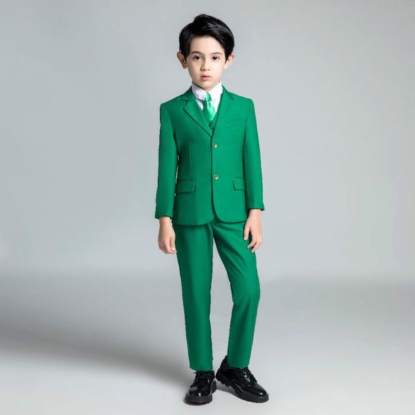 

юаньлу 5шт детские костюмы для малышей костюм для мальчика костюм свадебный blazer формальные костюмы мальчиков смокинг multiple цвет выбери, Black