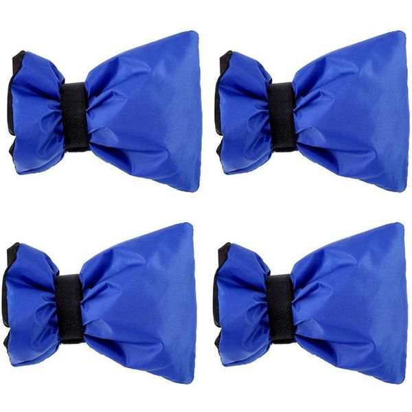 

4pcs outdoor faucet cover, reusable water spigot cover protector outside tap socks for winter e protection - universal fit