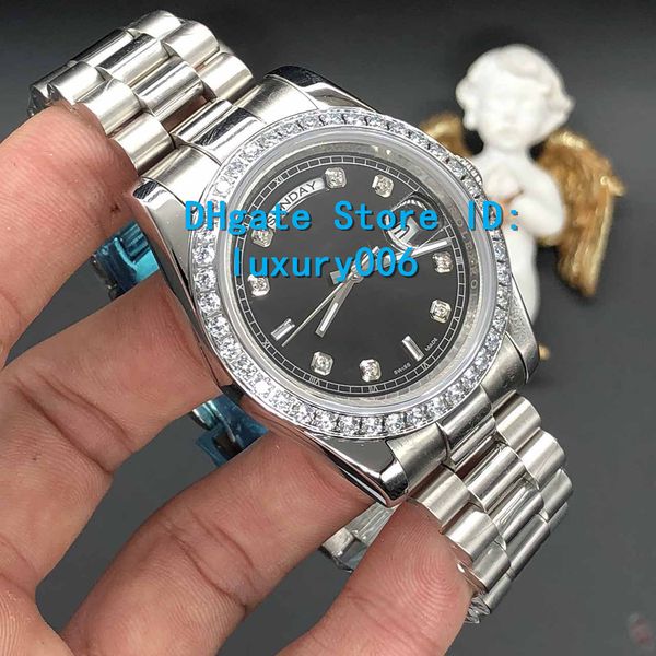 

Роскошные часы Мужские часы DayDate Алмазный диск высокого качества Часы стреловидн