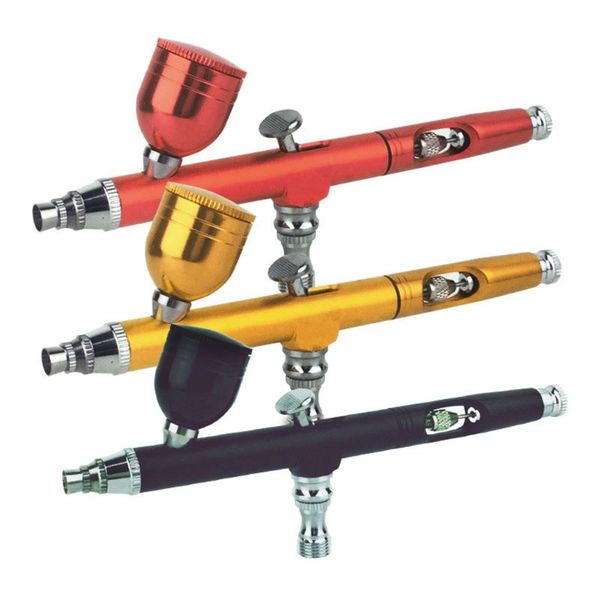 

dual action gravity 0.3mm nozzle spray airbrush cake decorating nail art paint y5ga