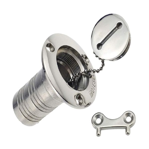 

Ã¸ 50 mm edelsathl tank neck filler neck with tank cap for water fuel gasoline etc