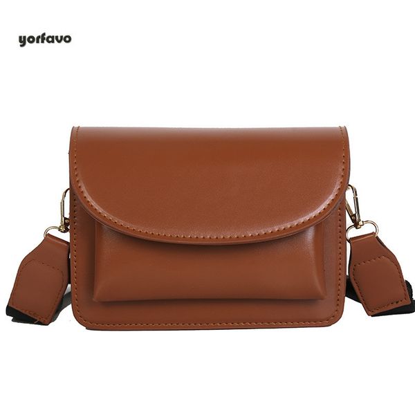 

vintage new leather simple shoulder crossbody bag for women ladies
