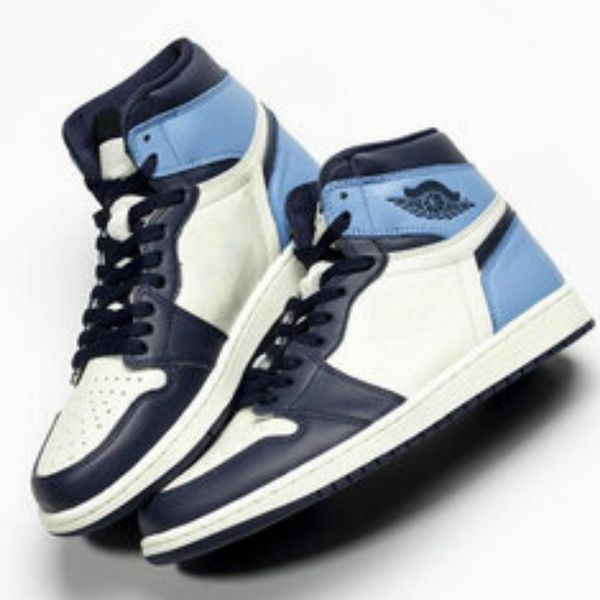 

2020 release first class high og 1 sail obsidian university blue unc basketball shoes mens sports sneakers