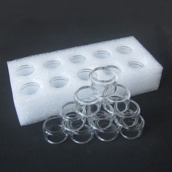 

Fat Glass Tube Extend Replacement Bulb Bubble Fit vape ELLO VATE Tigon Tank Fireluke 2 Vape e cigarette DHL