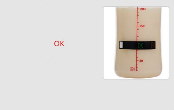 

1set infant baby milk bottle thermometer kids milk bottle temperature test paper strip sticker temperature measuring card