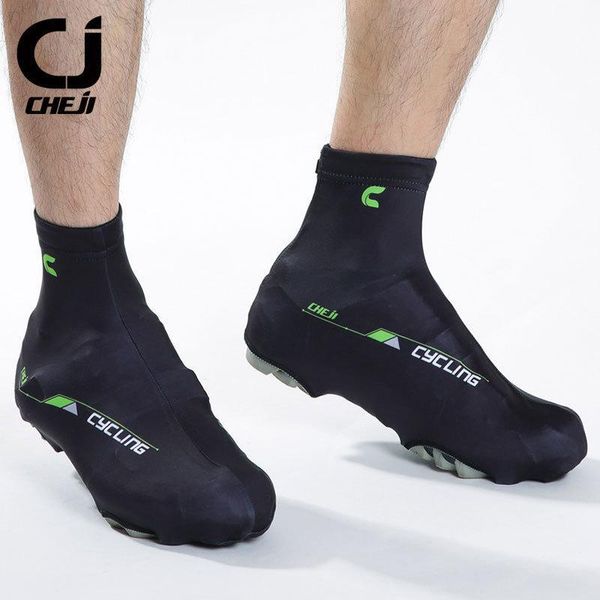 

windproof cycling shoes cover men women spring autumn touring bike overshoes mtb bicycle shoe cover cycling zippered overshoes, Black