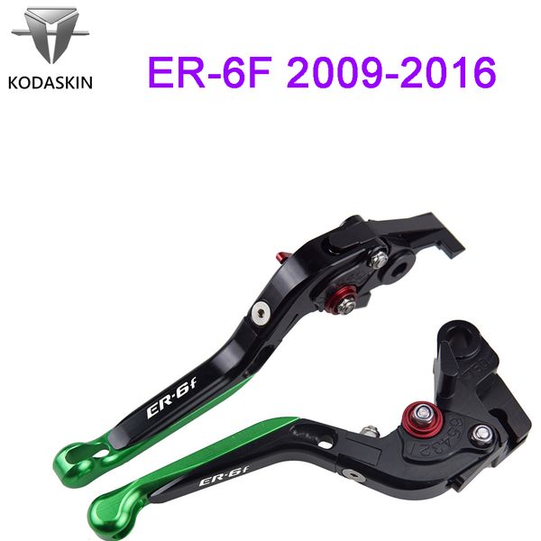 

kodaskin folding extendable brake clutch levers for er-6f/er6f 2009-2016 motorcycle handle levers