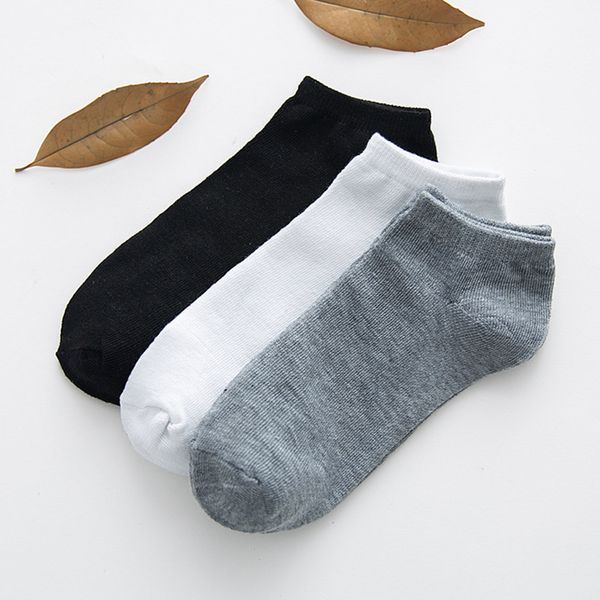 

socks & hosiery 10 pairs cotton solid color women breathable white black boat short soft comfortable ankle summer autumn, Black;white