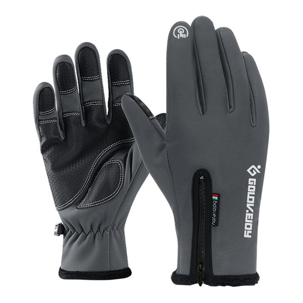 

nylon windproof fishing hunting cycling gloves winter warm gloves gray, Black;green