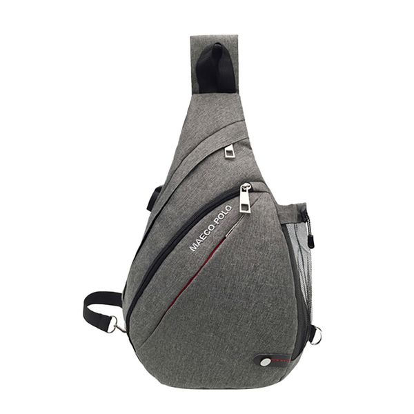 

ocardian wasit outdoor pure color student outdoor fashion function usb charging pocket phone bag chest bag dropship a29