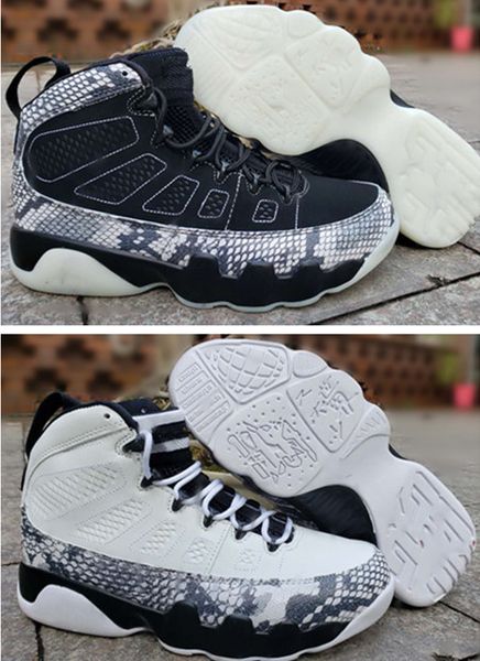 

2019 9s Snakeskin Men Basketball Shoes with original box 9s sneaker trainer Free shipping wholesale price