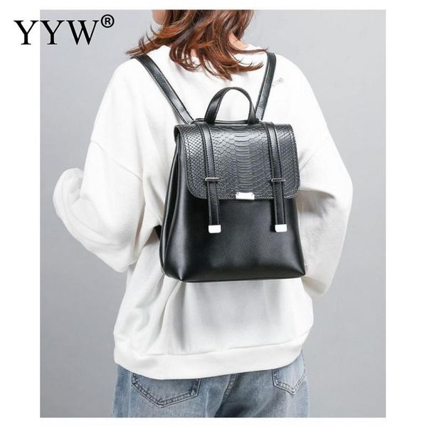 

2020 women pu leather backpack designers casual shoulder bags school bag large capacity shockproof pink black fashion backpacks