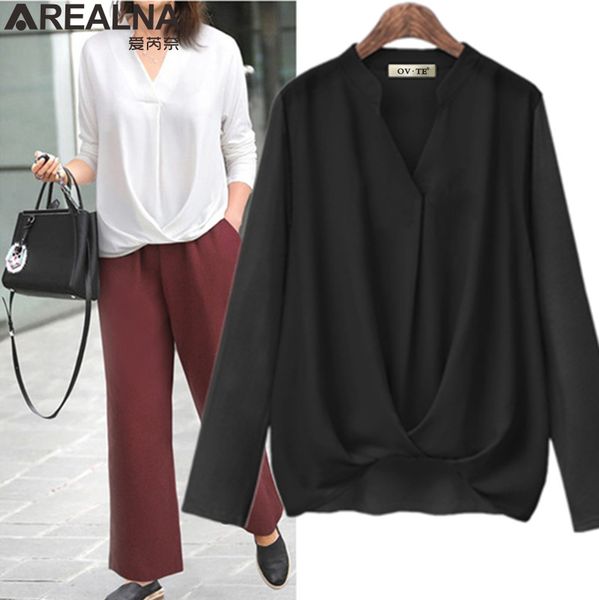 

new women's shirt vintage kimono chiffon white blouse female plus size loose long sleeve casual shirts woman clothes blusas 5xl
