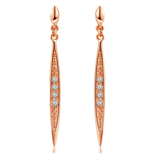 

pissenlit drop earrings long gold silver earring charming women jewelry pendientes mujer moda 2019 diamond earrings gifts, Golden;silver