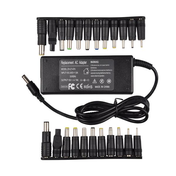 19V 4.74A 90W Caricabatteria universale per adattatore di alimentazione per Acer Asus Dell HP Lenovo Samsung Toshiba Laptop 20V Adattatore di alimentazione per laptop con 23 punte