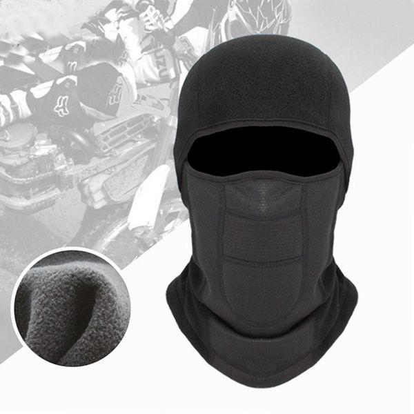 

ski windproof hat outdoor sports riding mask full windproof cold hood winter warm mask solid wild black novel trend stylish