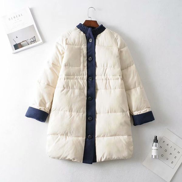 

winter down jacket snow wear female coat thicken outerwear female long padded coat casual women winter jacket plus size parka, Black