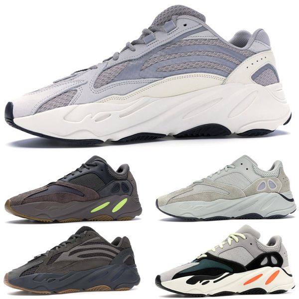 

kanye west 700 wave runner running shoes for mens womens 700s geode salt static luxury sports sneakers mauve solid grey inertia size36-46