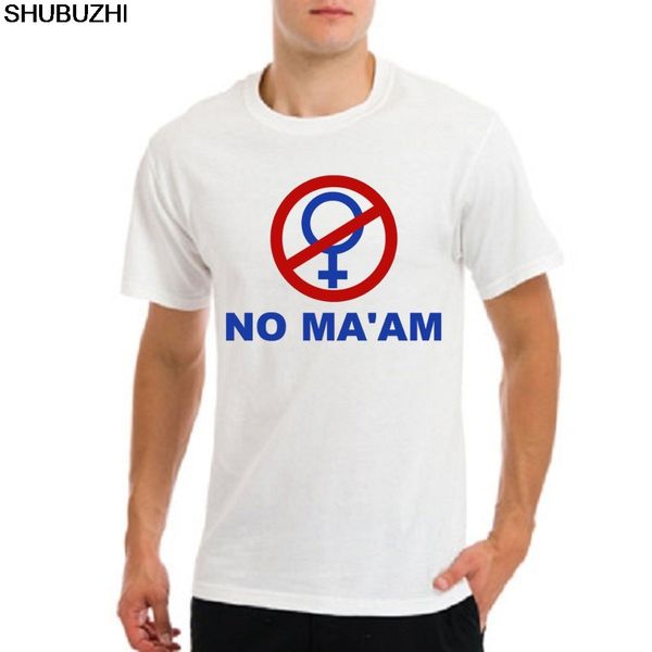 

married with children abundy no ma'am logo funny white t-shirt t-shirt100% cotton short sleeve 100% cotton short sleeve cool tee, White;black