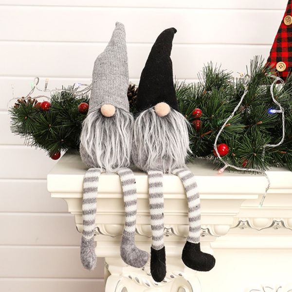 

christmas gnome doll decorations christmas decoration knitted sitting tomte tablesanta figurines ornaments holiday present