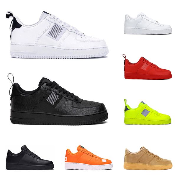 

men women fashion platform sneakers utility black white triple volt red olive have a day flax mens casual skateboard shoes