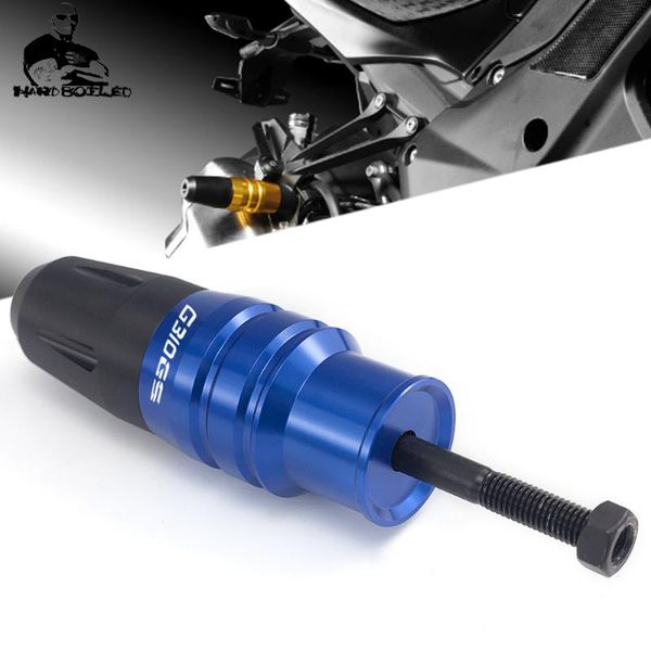 

g310 gs/r cnc aluminum motorcycle exhaust slider crash protector for g310gs g310r 2020 2020 exhaust sliders protection