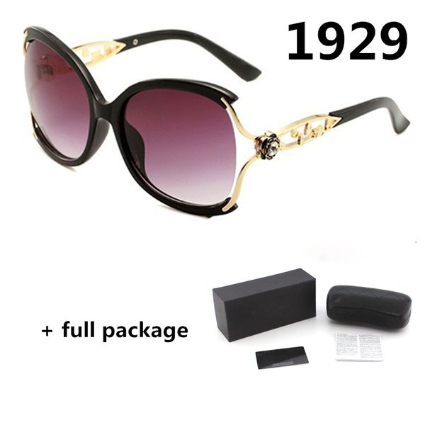 

new ladies designer sunglasses 1929 flower fashion eyeglasses luxury large frame glasses 4 colors with original box, White;black