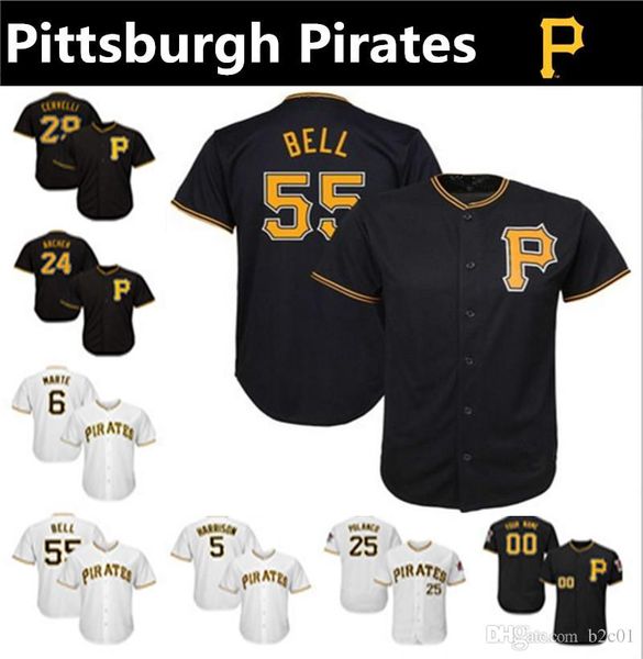 

Custom Pittsburgh Jersey Josh Bell Chris Archer Willie Stargell Starling Marte Frazier Tucker Taillon Kuhl Honus Clemente Cervelli Jersey