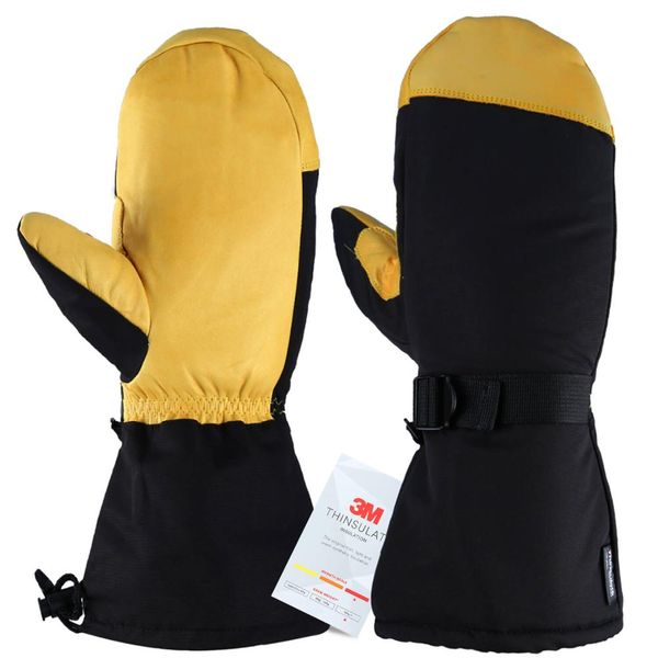 

ski gloves winter snowboard snowmobile skiing sports motorcycle riding windproof waterproof warm gloves for men woman
