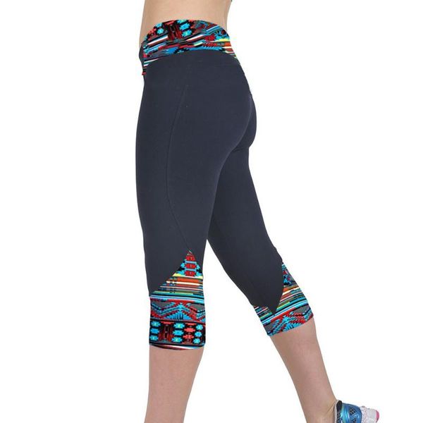 

seven points movement spor tayt high waisted sport kleding dames pantacourt femme taille elastique gym sportwear yoga 2020#yl, White;red