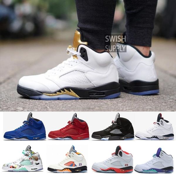 

5 5s fire red blue suede camo grey international flight metallic silver white silver s alternate 90 royal basketball shoes sneakers