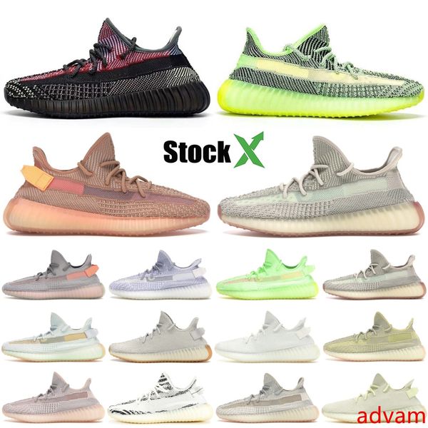 

дизайнерские кроссовки yecheil antlia черный статический цитрин светоотражающая глина истинная форма kanye west мужские женские спортивные к