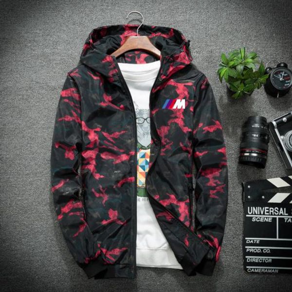 

2020 motorcycle jackets camouflage for hooded outdoor windproof mountain coats casual zip b