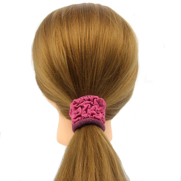 New Fashion Women Scrunchie Hair Ties Wide Elastic Hair Bands